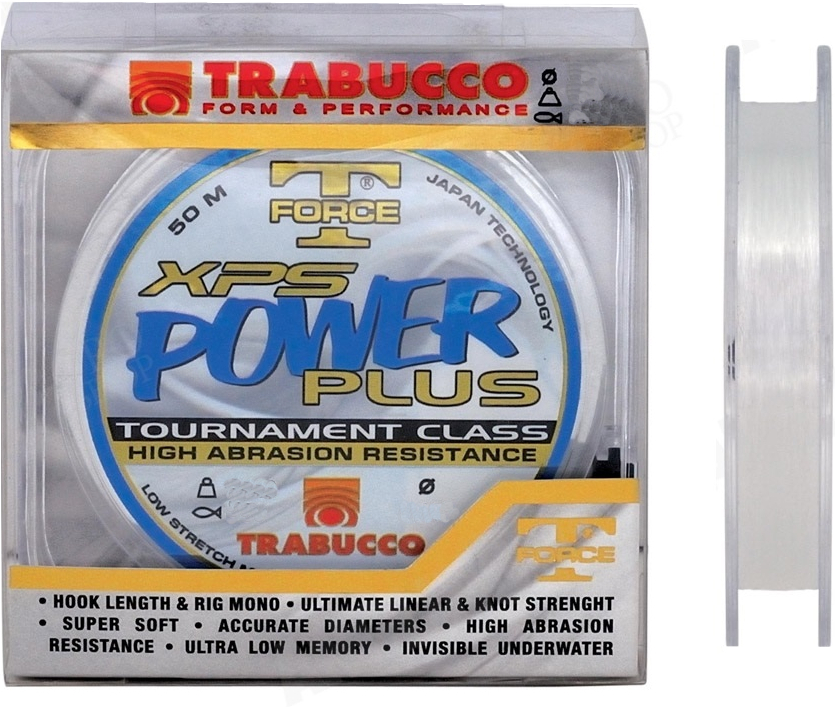 

Леска монофильная Trabucco T-FORCE XPS POWER PLUS 50 м 0,14 мм [053-83-140], Леска монофильная Trabucco T-FORCE XPS POWER PLUS 50 м 0,14 мм 053-83-140