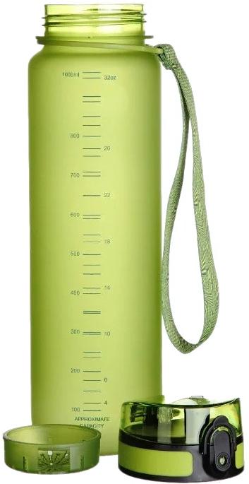 

Бутылка для воды Uzspace Colorful Frosted 3038 зеленый, Colorful Frosted 3038