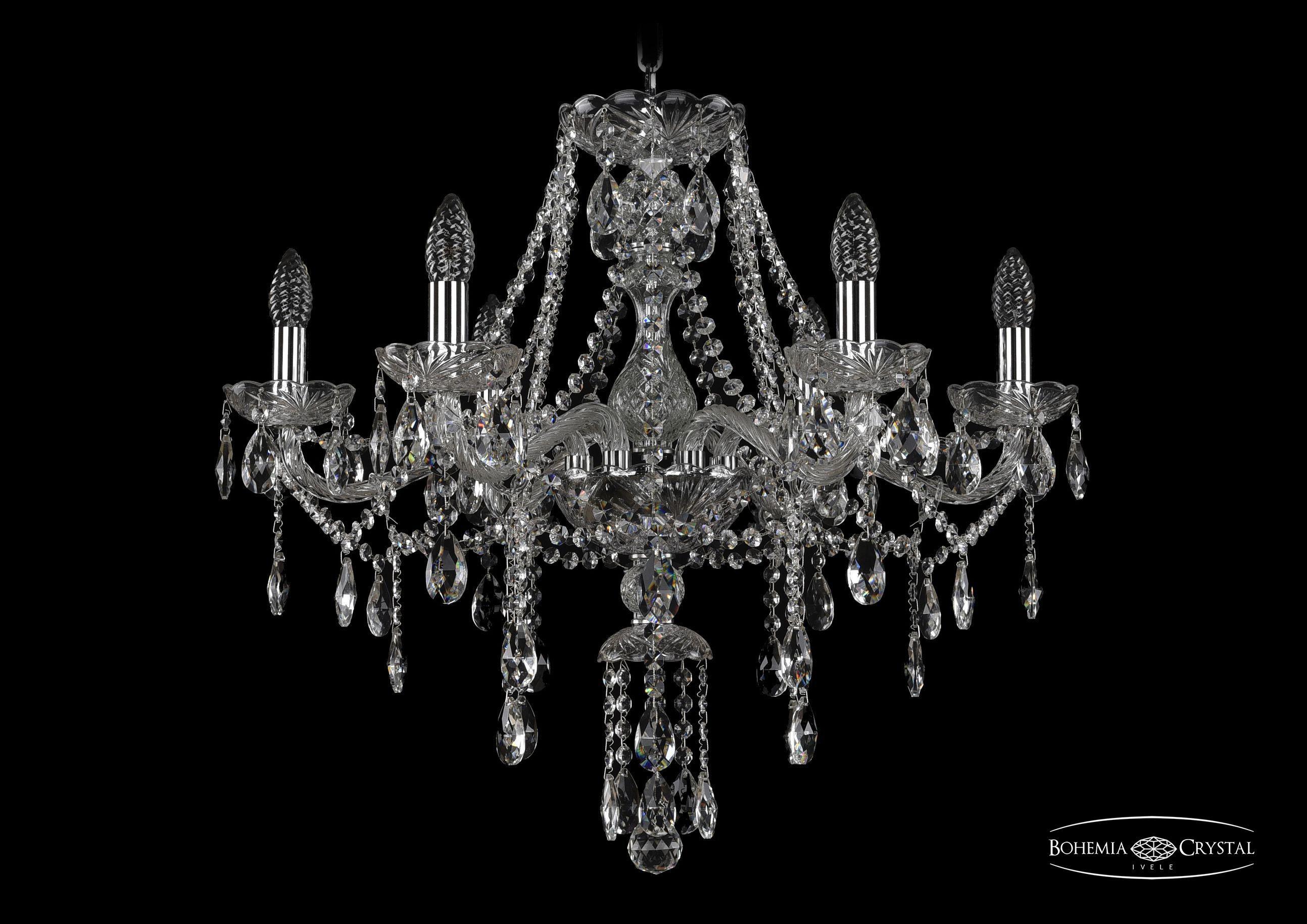 

Подвесная люстра Bohemia Ivele Crystal 1415/6/220/Ni