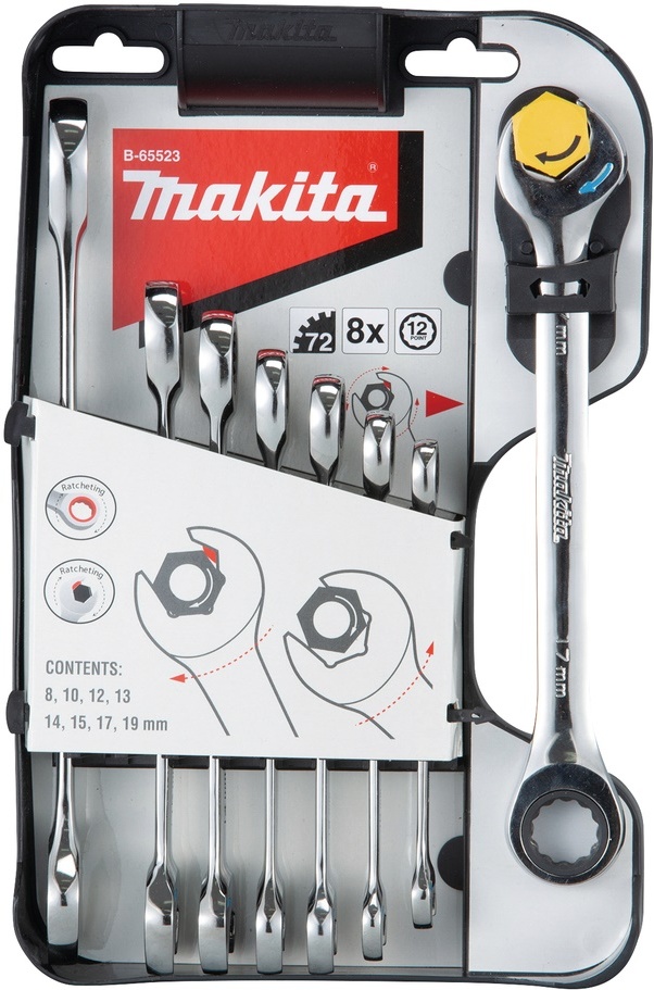 

Набор ключей комбинированных Makita B-65523 8 шт