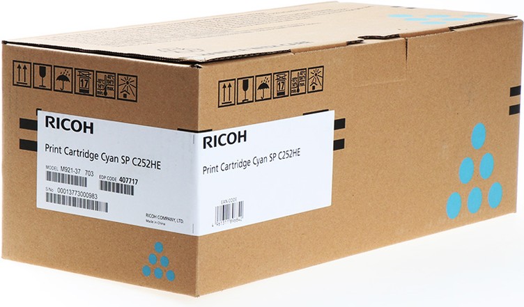 

Картридж Ricoh SP C252HE голубой [407717], Картридж Ricoh SP C252HE 407717 голубой