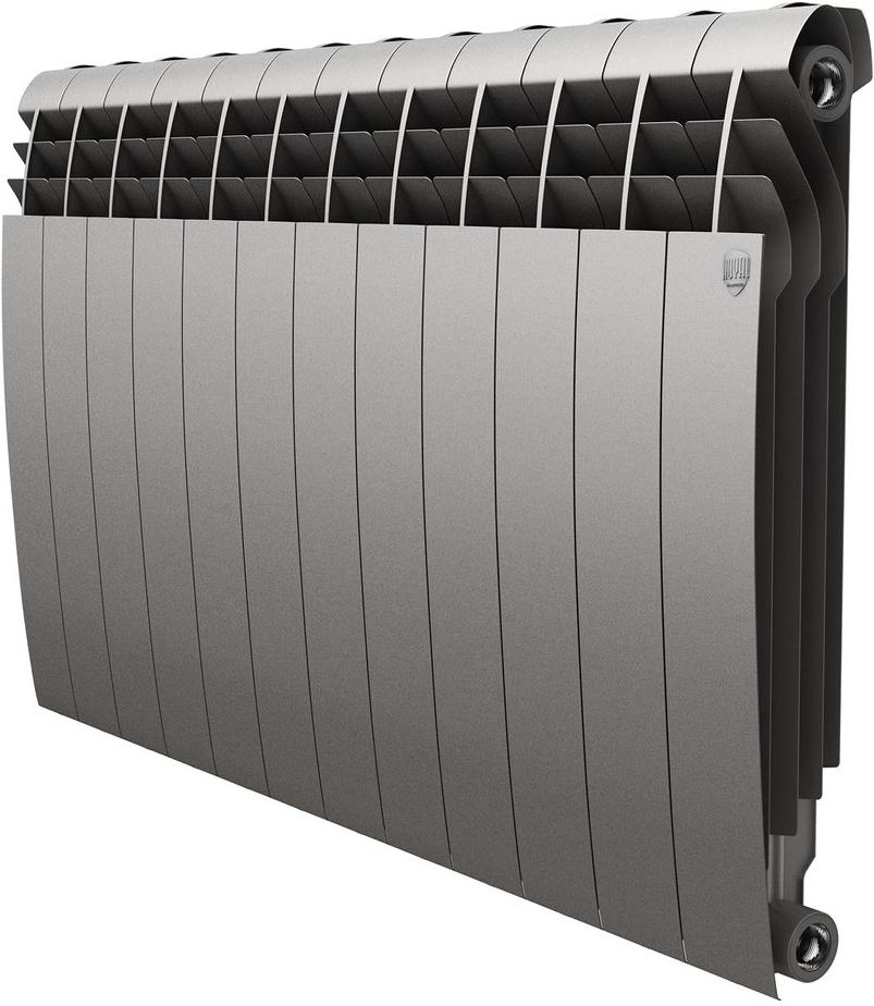 

Радиатор отопления Royal Thermo Piano Forte 500 new Silver Satin 12 секций, Биметаллический радиатор Royal Thermo PianoForte 500 Silver Satin (12 секций)