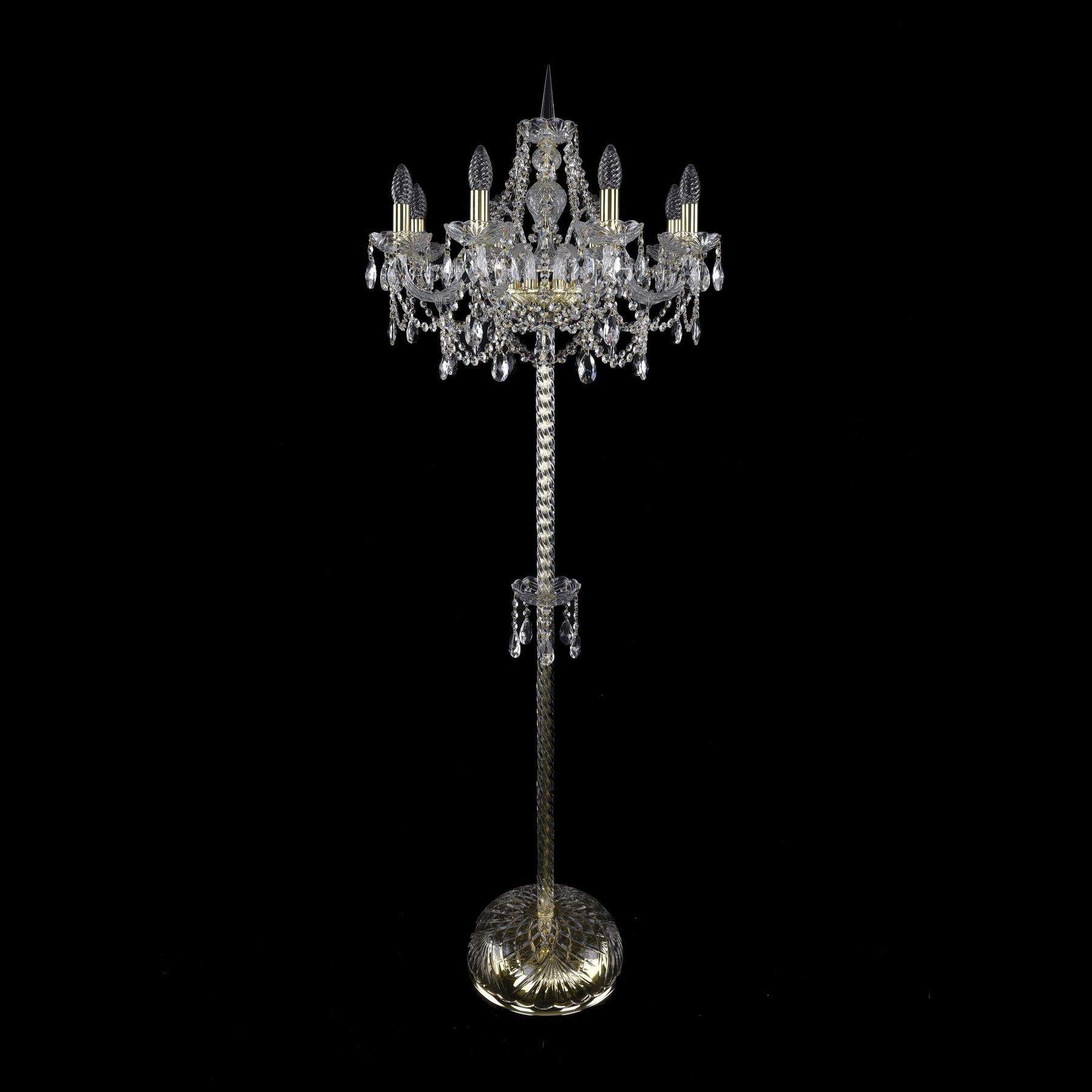 

Торшер Bohemia Ivele Crystal 1411T2/8/195-165/G