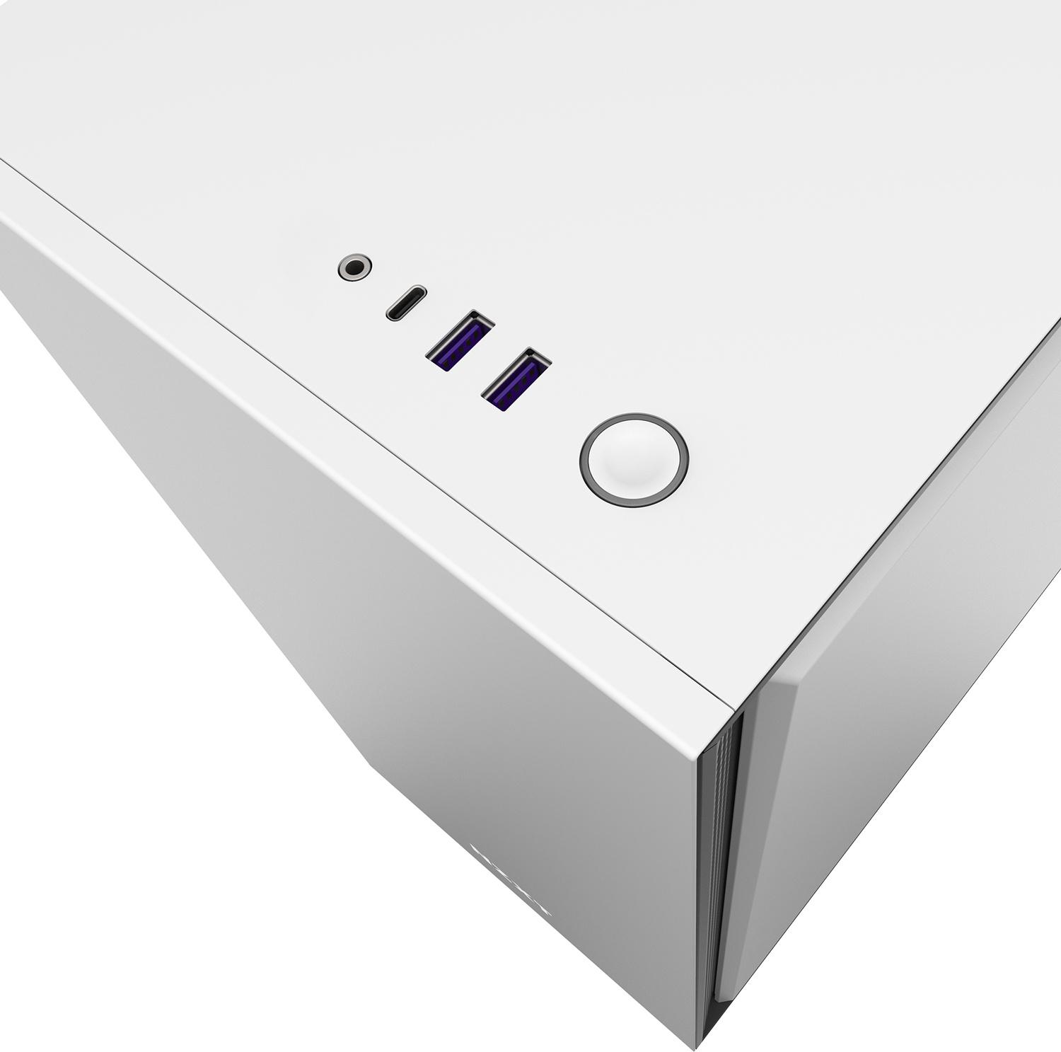 

Корпус для компьютера NZXT H710i Black/White [CA-H710I-W1], H710i