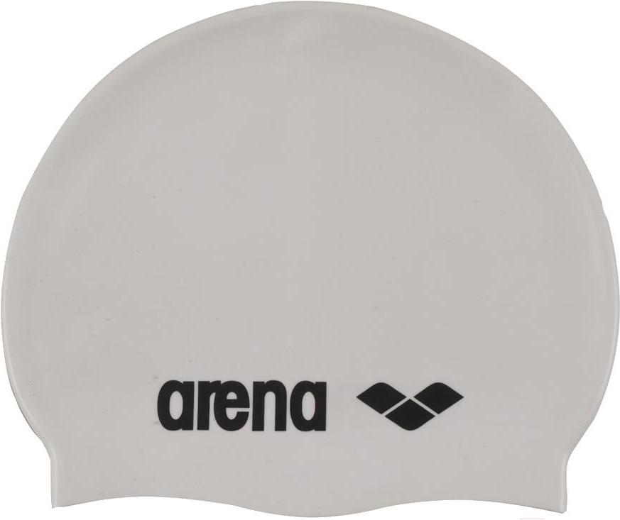 

Шапочка для плавания Arena Classic Silicone Cap 91662 15 White/Back, Classic Silicone Cap 91662 15