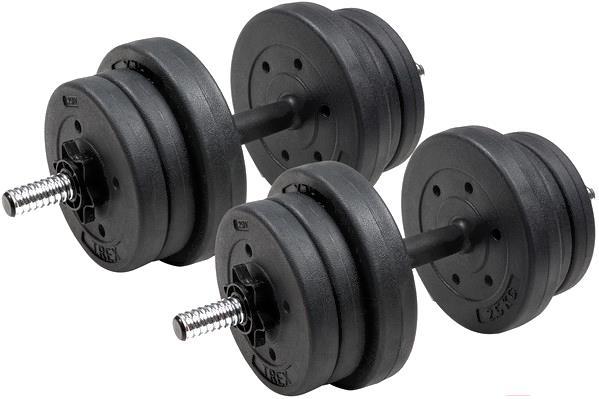 

Набор разборных гантелей Atlas Sport 2x10.5 кг (пластиковые гайки), 2x10.5кг разборные, пластиковые гайки