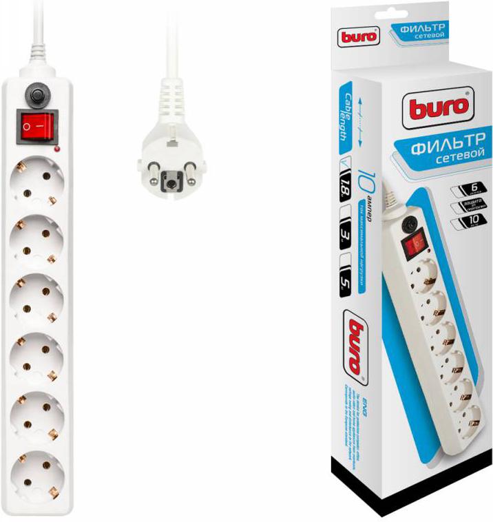 

Сетевой фильтр Buro 600SH-3-W, 600SH-3-W