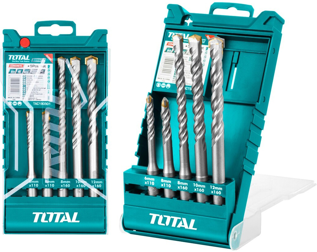 

Набор буров Total SDS-plus TAC190501
