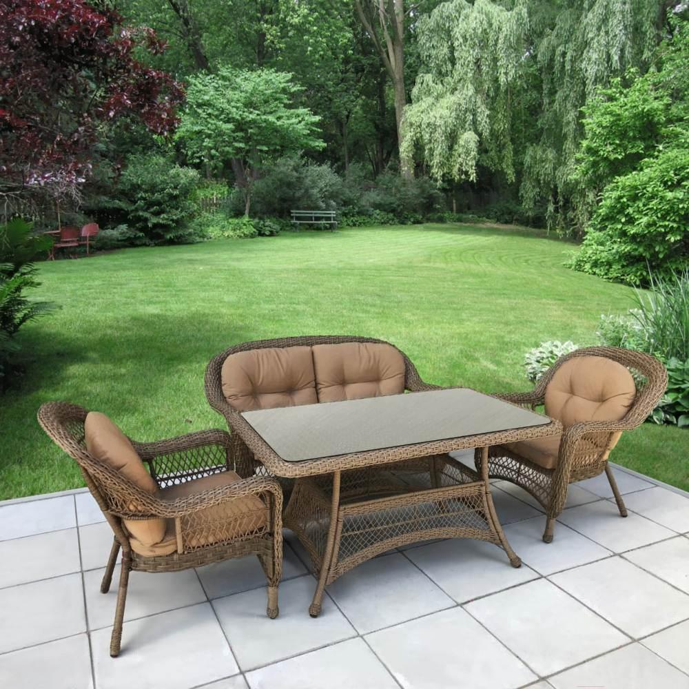 

Комплект садовой мебели Afina garden T130Bg/LV520BB Beige/Beige, T130Bg/LV520BB