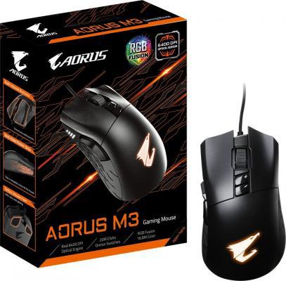 

Мышь Gigabyte Optical Aorus M3 Black, Optical Aorus M3
