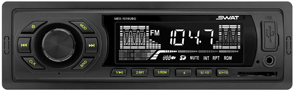 

USB-магнитола Swat MEX-1016UBG, (Swat MEX-1016UBG)