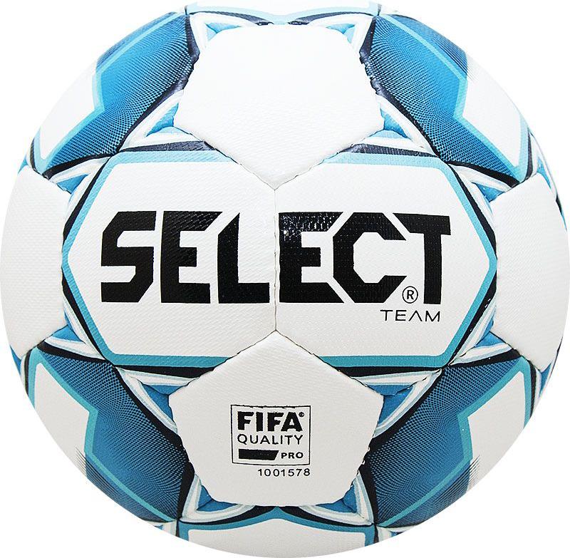 

Футбольный мяч Select Team Fifa Quality Pro №4,№5 5 размер белый/синий, TEAM FIFA Quality Pro №4,№5