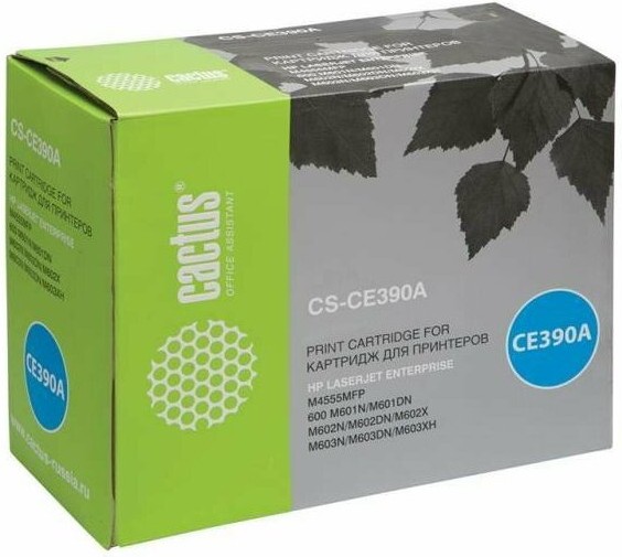 

Картридж Cactus CS-CE390A Black