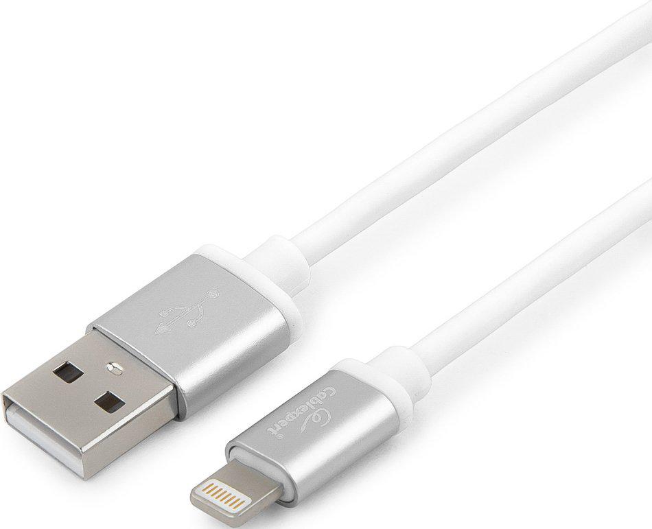 

Gembird Cablexpert Silver Series USB - Lightning 0.5m White [CC-S-APUSB01W-0.5M], Cablexpert Silver Series USB - Lightning 0.5m