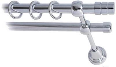 

Карниз Lm Decor Цилиндр 088 2р гладкий 25/16мм 2м хром, Карниз Lm Decor Цилиндр 088 2р гладкий 25/16мм 2.0м хром
