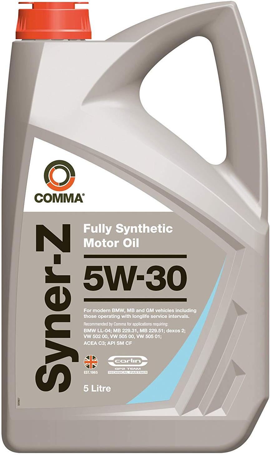

Моторное масло Comma Syner-Z 5W30 5л [SYZ5L], Моторное масло Comma Syner-Z 5W30 5л SYZ5L