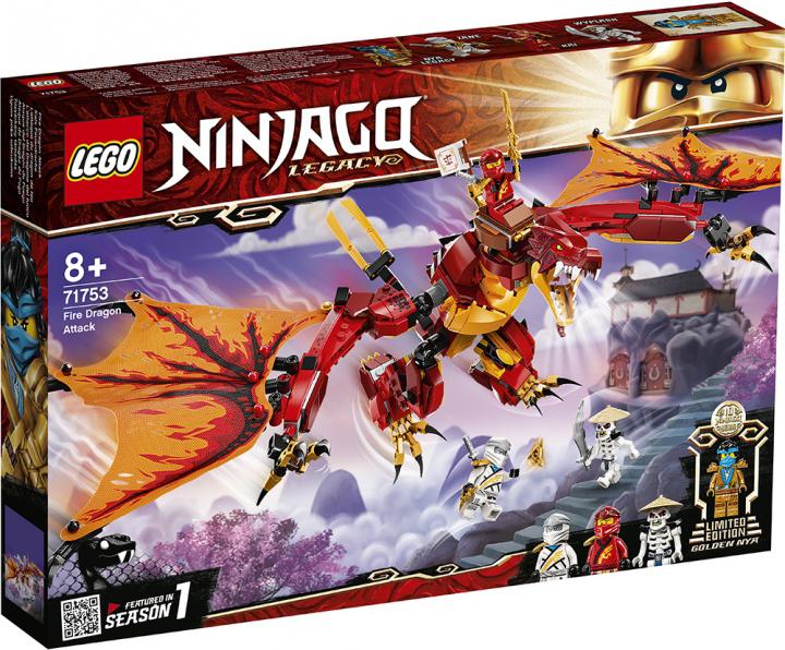 

Конструктор LEGO NINJAGO Атака огненного дракона [71753], NINJAGO Атака огненного дракона