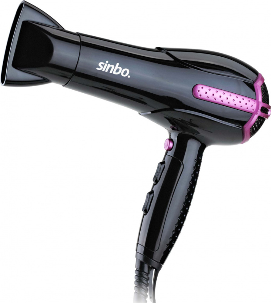

Фен Sinbo SHD 7066 черный/розовый, SHD 7066