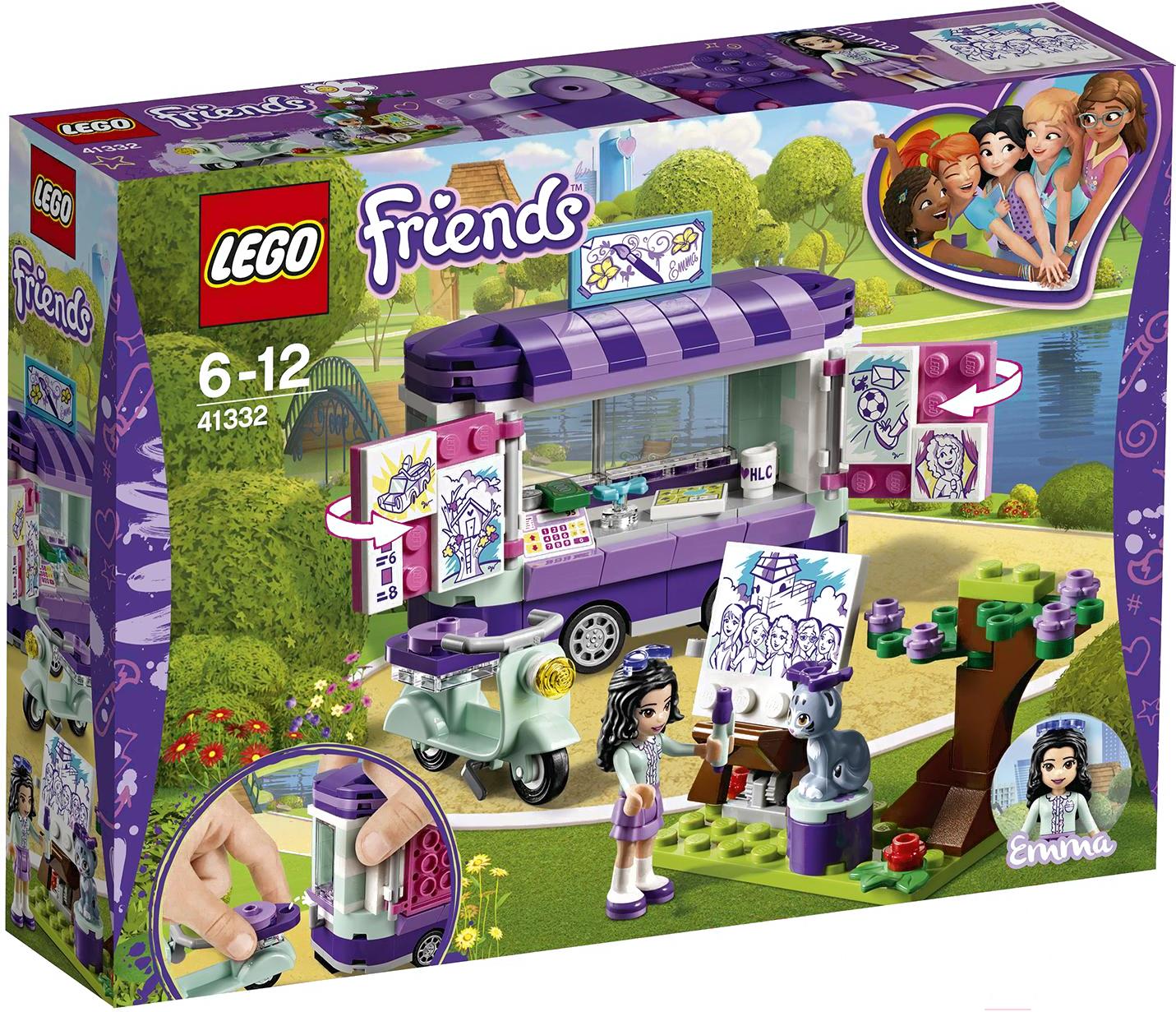 

Конструктор Lego Friends Передвижная творческая мастерская Эммы 41332, Friends Передвижная творческая мастерская Эммы