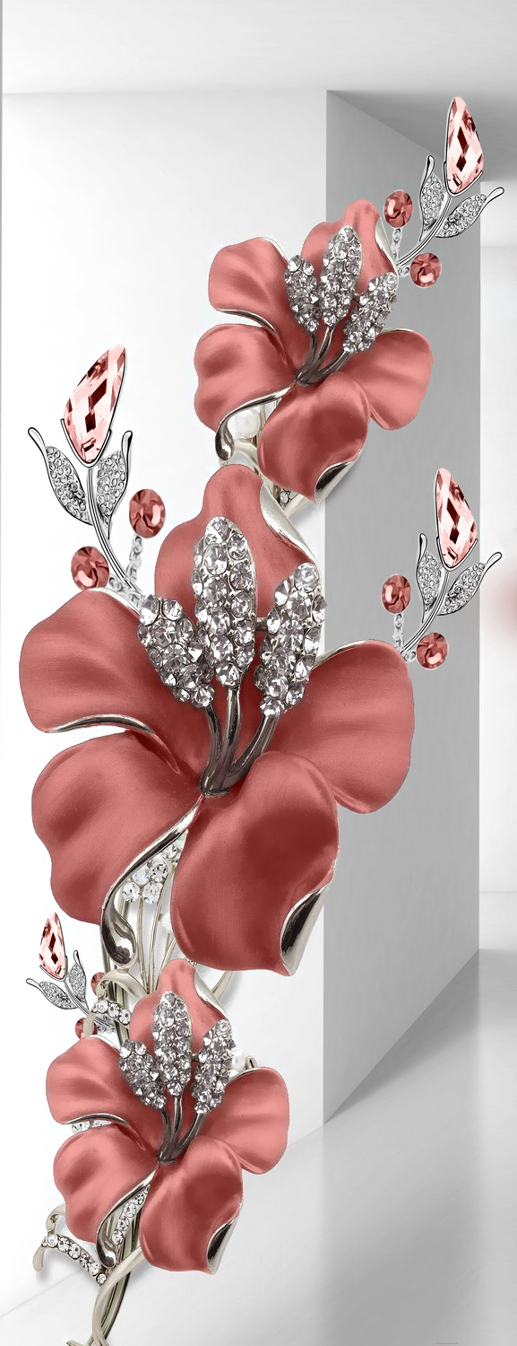 

Фотообои Citydecor Цветочная абстракция 12 с защитным покрытием 100x260