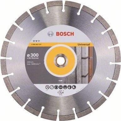 

Алмазный диск Bosch 300х20/25.4 мм Expert for universal [2.608.602.570], 300х20/25.4 мм Expert for universal