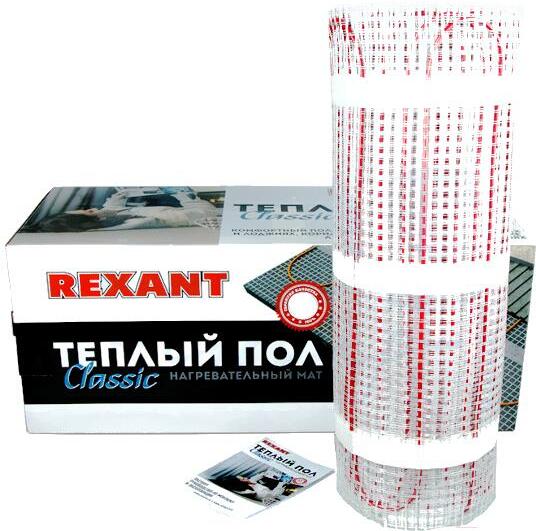 

Теплый пол Rexant Classic RNX-5.0-750 [51-0509-2], Нагревательный мат Rexant Classic RNX-5.0-750