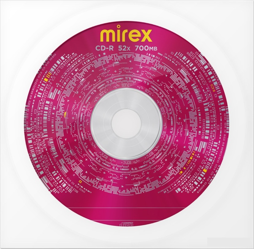 

Оптический диск Mirex CD-R Mirex Brand 52X (UL120052A8C)