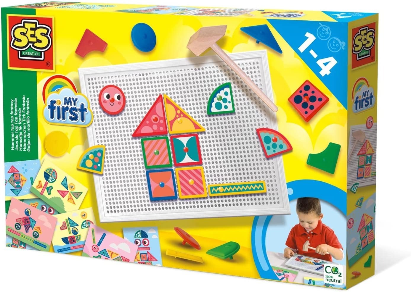 

Набор игровой SES Creative Молоточек Тук-тук c формами (14486)