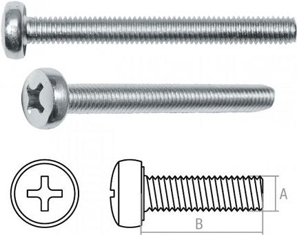 

Винт Starfix SMC1-53172-500 с полукруглой головкой