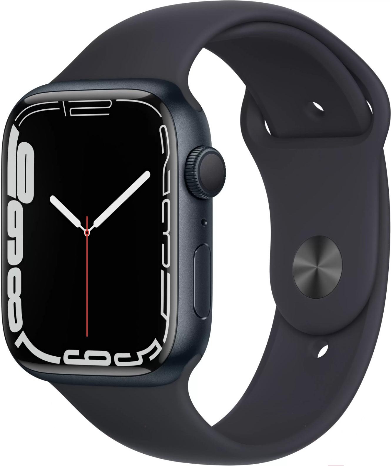 

Apple Watch Series 7 GPS, 45mm Midnight Aluminium Case with Midnight Sport Band - Regular MKN53RB/A / Смарт-часы Apple Watch Series 7 GPS, 45mm Midnight Aluminium Case with Midnight Sport Band - Regular MKN53RB/A