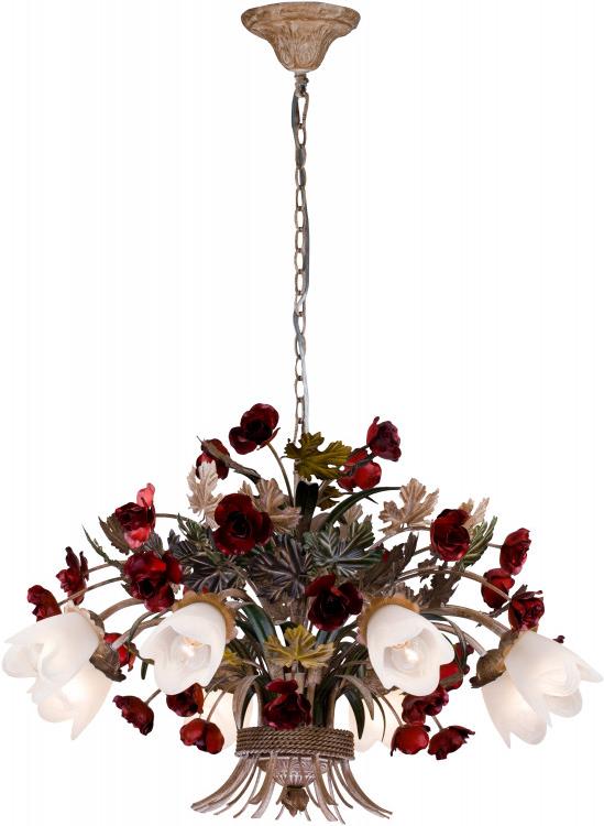 

Подвесная люстра Lucia Tucci Люстра подвесная [Fiori di rose 1760.8], Подвесная люстра Lucia Tucci Fiori di rose 1760.8