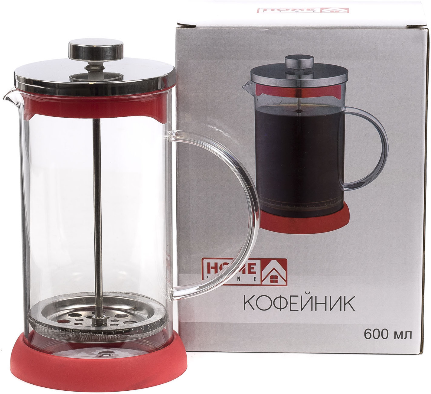 

Френч-пресс Home line WY-P513-600, Френч-пресс Home Line WY-P513-600