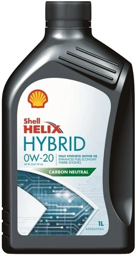 

Моторное масло Shell Helix HYBRID 0W-20 1л (550056722)