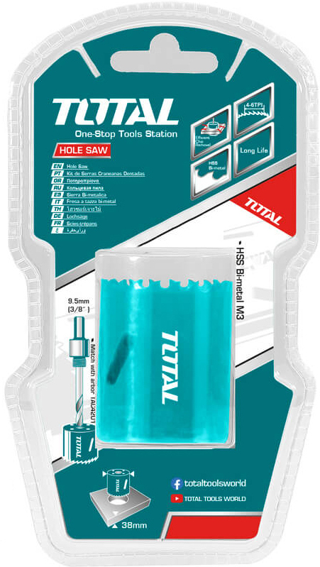 

Коронка биметаллическая Total TAC410441