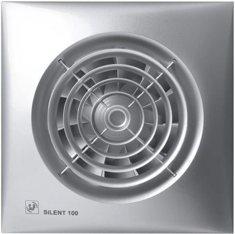 

Вентилятор вытяжной SolerPalau SILENT-100 CHZ 5210322300 Silver