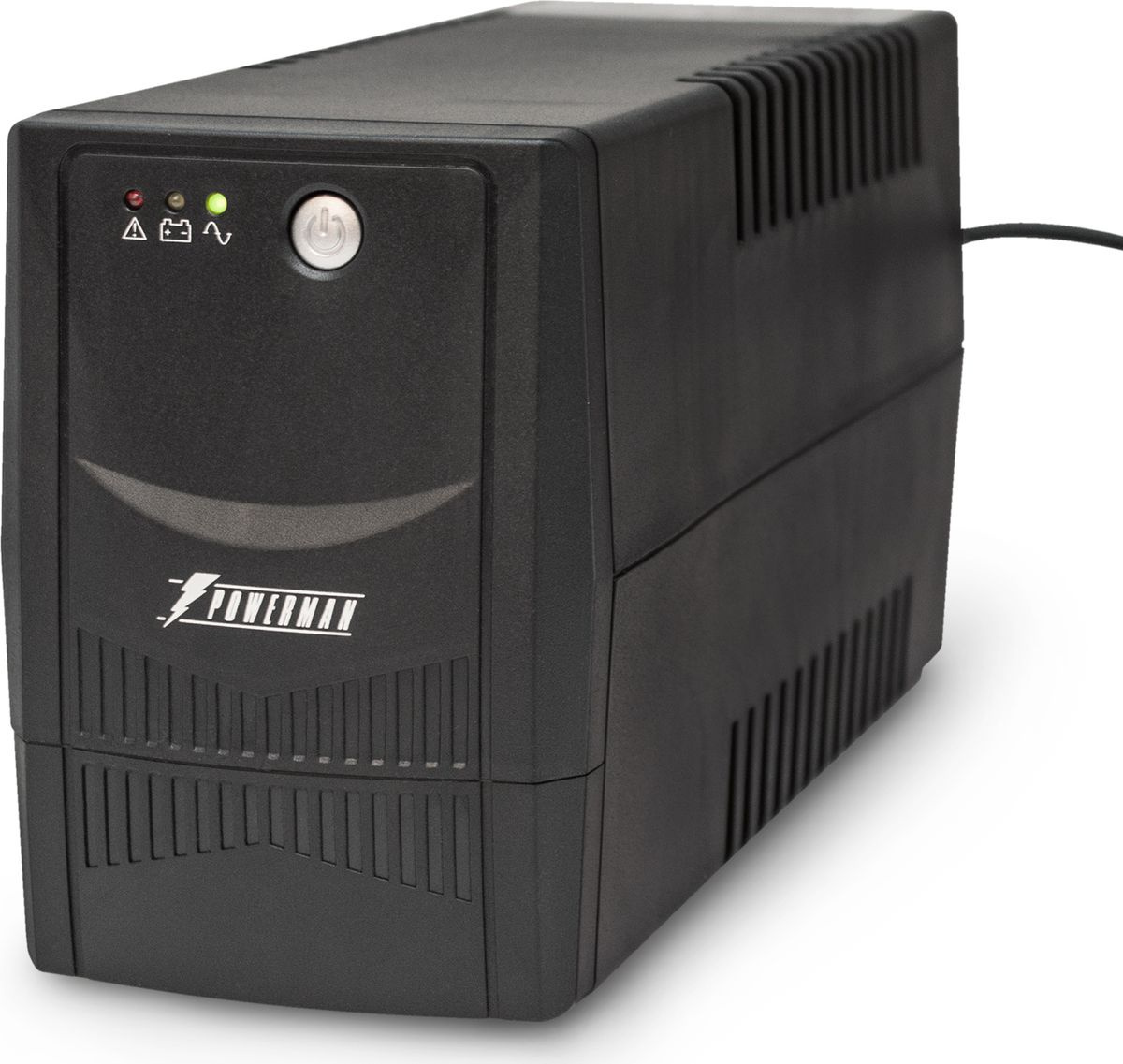 

Источник бесперебойного питания Powerman Back Pro 600I Plus 600ВА/360Вт [6121947], Источник бесперебойного питания Powerman Back Pro 600I Plus (IEC320)