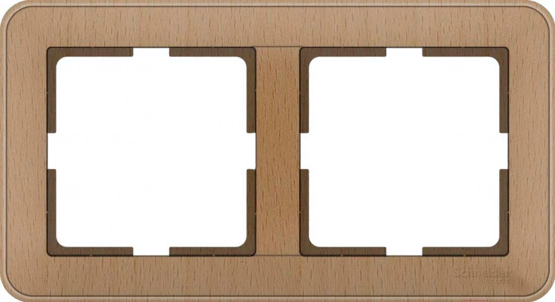 

Рамка для выключателя и розетки Schneider Electric W59 KD-2-88, W59 KD-2-88