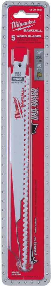 

Набор оснастки Milwaukee Thin Kerf 48005036, Полотно для пилы Milwaukee 230мм x5 демонтаж Thin Kerf биметаллическое 48005036