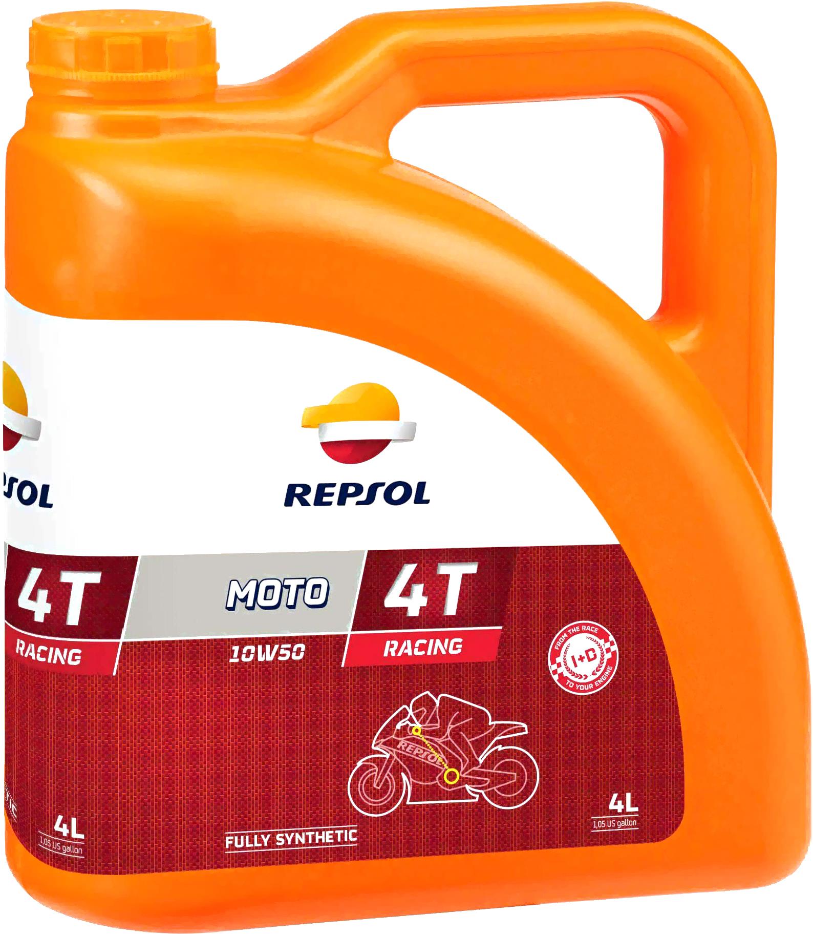 

Моторное масло Repsol Moto Racing 4T 10W50 4л [RP160P54], Moto Racing 4T 10W50 4л