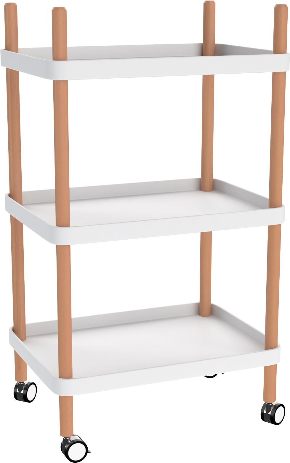 

Стол сервировочный Loftyhome Cedar White [263H-W], Cedar