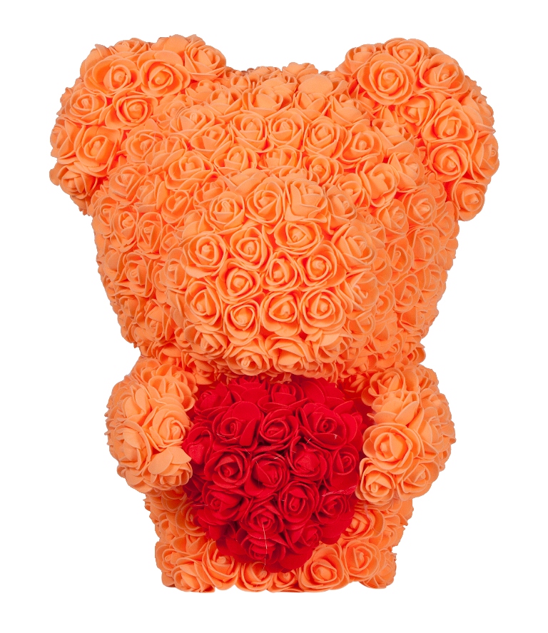 

Сувенир Teddy Rose Bear 8024 Медведь из цветов стоящий с сердцем 40см Biege, 8024 Медведь из цветов стоящий с сердцем 40см