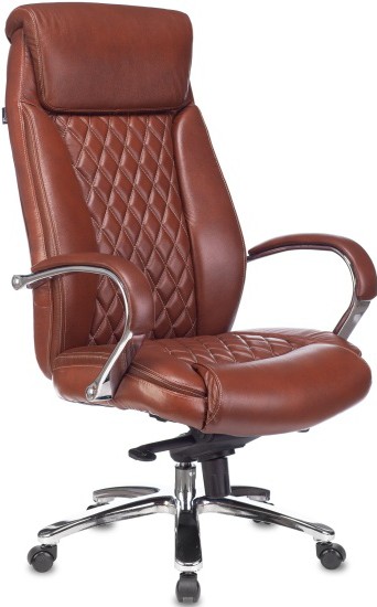 

Офисное кресло Бюрократ T-9924SL Leather Eichel светло-коричневый [T-9924SL/CHOKOLATE], Компьютерное кресло Бюрократ T-9924SL (светло-коричневый)