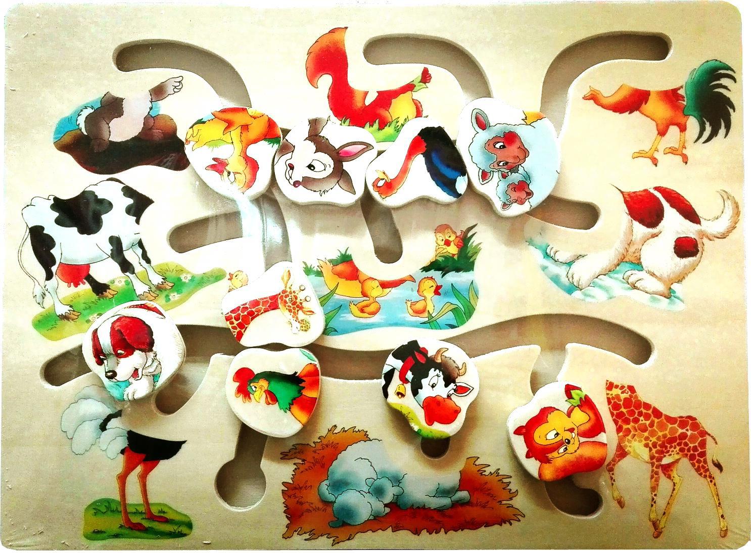 

Пазл Hongji Toys Животные [HJ98254Ak], Пазл Животные