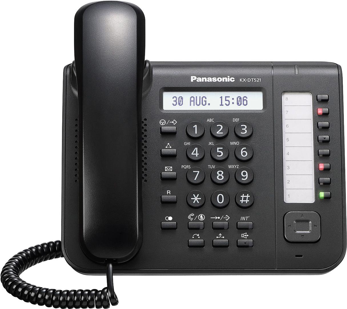 

Проводной телефон Panasonic KX-DT521RU-B