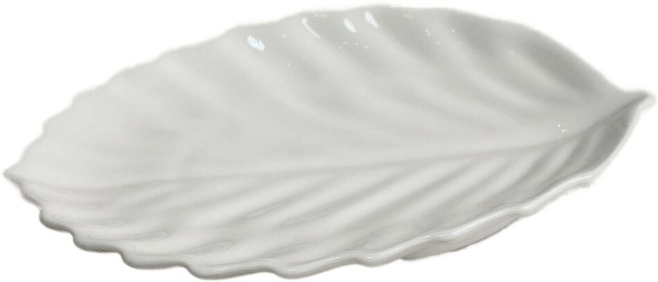 

Блюдо AksHome Plate белый 25х18х3см