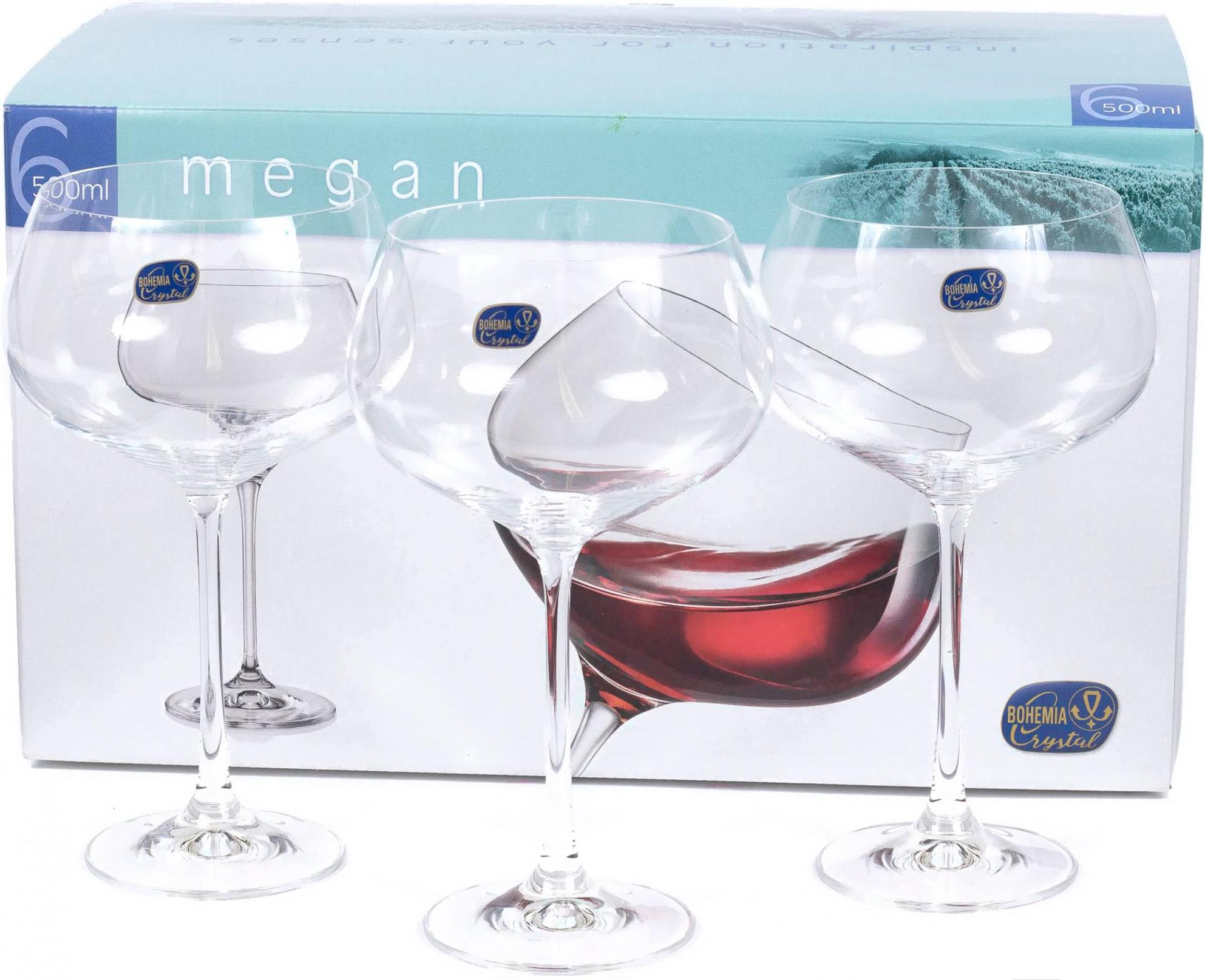 

Набор бокалов для вина Bohemia Megan 40856/500, Megan 40856/500