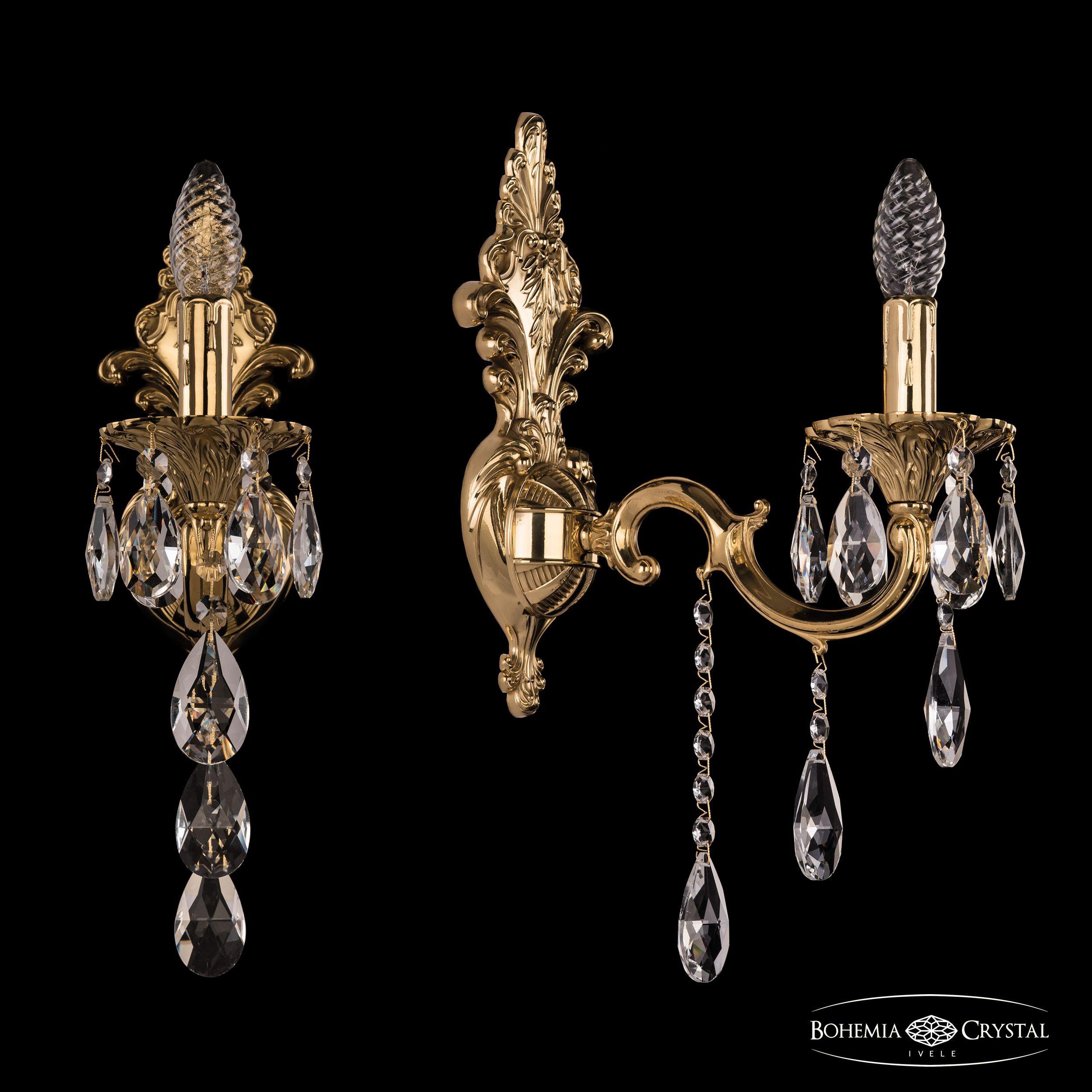 

Бра Bohemia Ivele Crystal 7201B14/1/175 B G