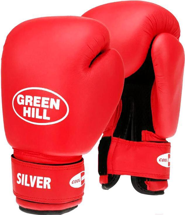 

Боксерские перчатки Green Hill SILVER BGS-2039 14 Oz красный, SILVER BGS-2039 14oz
