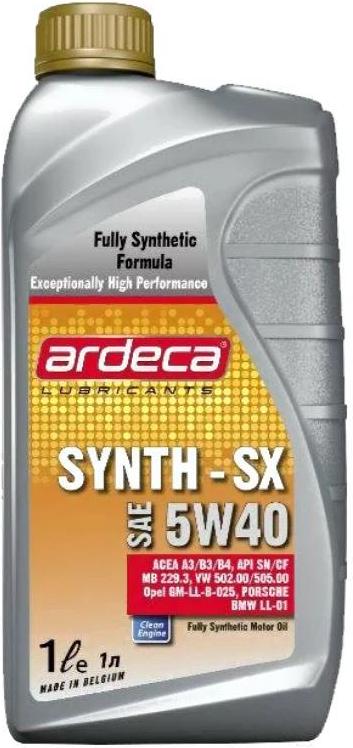 

Моторное масло Ardeca Synth-SX 5W40 1л [P01161-ARD001], Synth-SX 5W40 1л