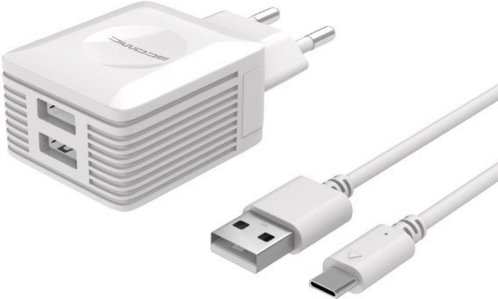 

Сетевое зарядное Atomic U500 microUSB (белый)